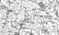 Old Map of Templeman's Ash, 1903