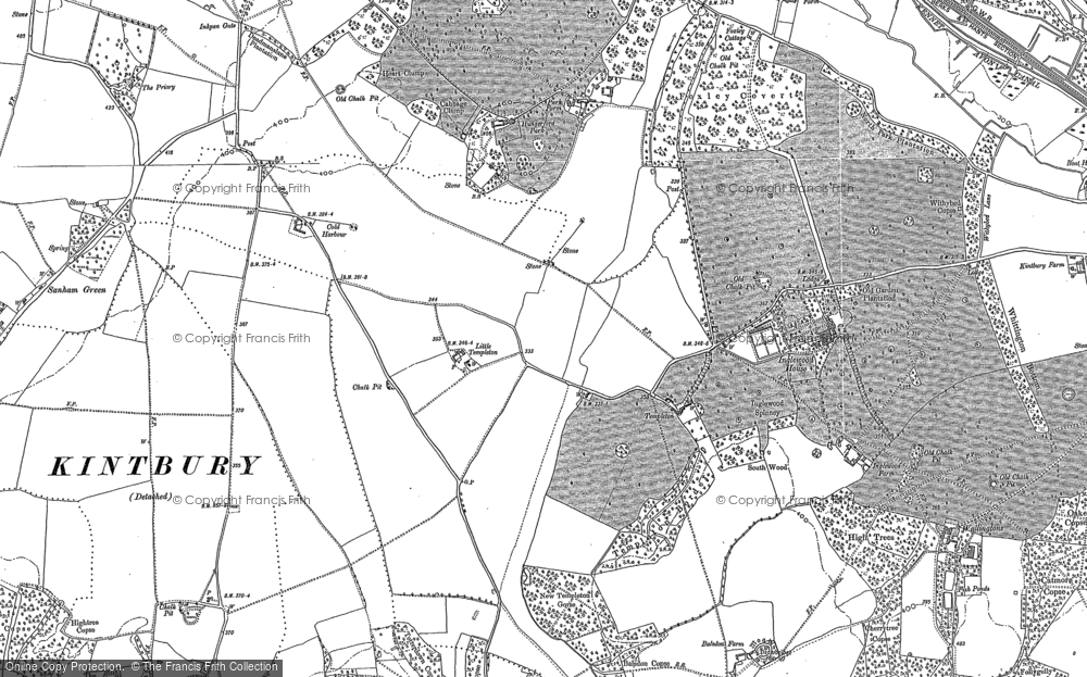 Old Map of Templeton, 1899 - 1910 in 1899