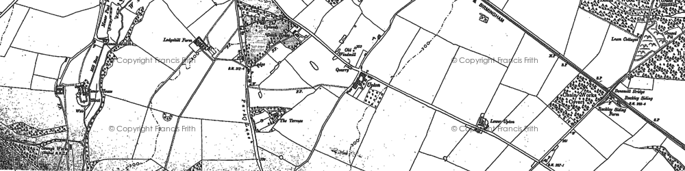 Old map of Terrace, The in 1881