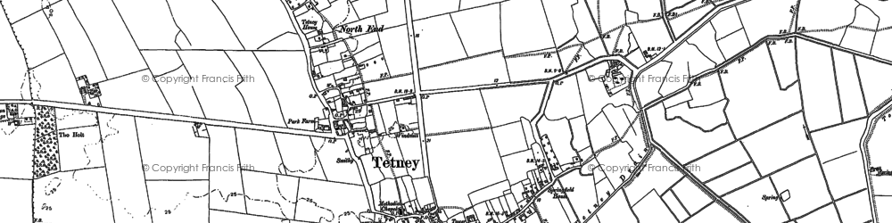 Old map of North End in 1887