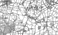 Old Map of Thakeham, 1896