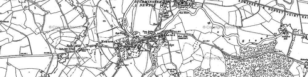 Old map of The Bridge in 1886