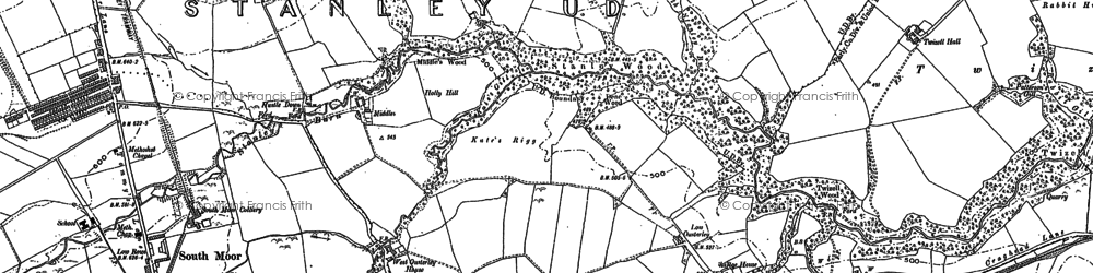 Old map of The Middles in 1895
