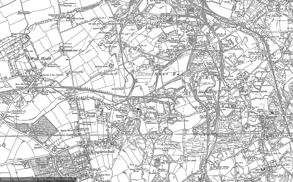 Old Map of The Village, 1881 - 1901 in 1881