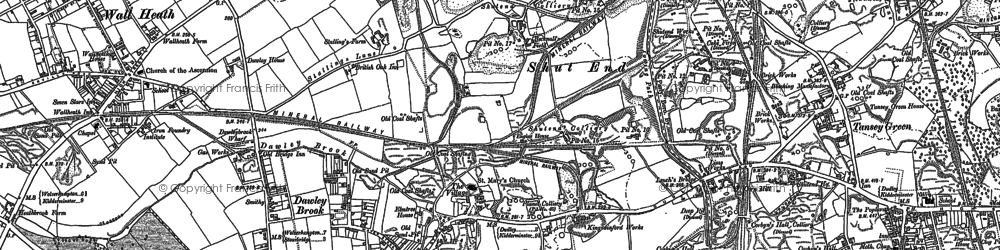 Old map of The Village in 1881