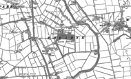 Old Map of Thearne, 1888 - 1891