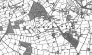 Old Map of Theberton, 1883