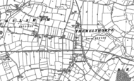 Old Map of Themelthorpe, 1885