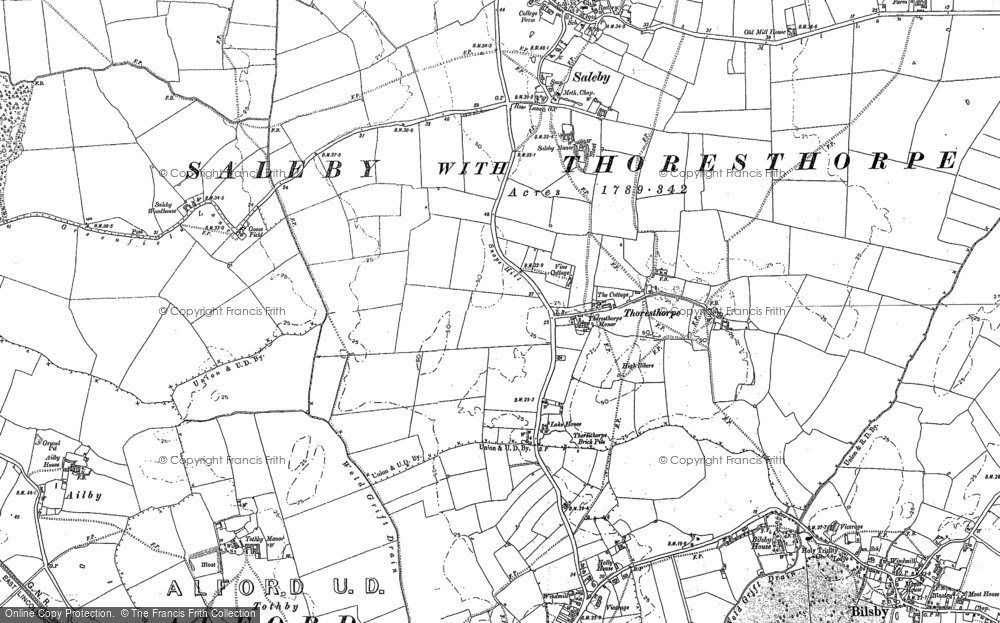 Old Maps Of Thoresthorpe, Lincolnshire - Francis Frith