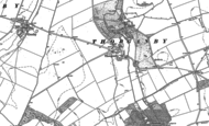 Old Map of Thorganby, 1887