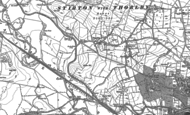 Old Map of Thorlby, 1893 - 1907