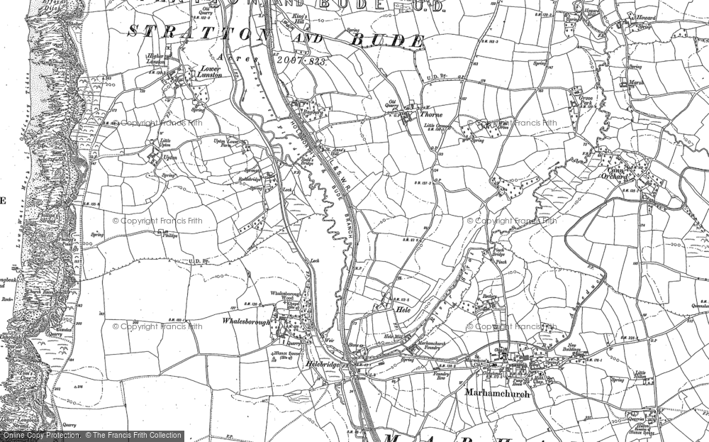 Old Map of Thorne, 1905 in 1905