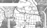 Old Map of Thorney Island, 1909 - 1910