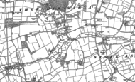 Old Map of Thornham Magna, 1884 - 1885