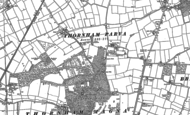 Old Map of Thornham Parva, 1885