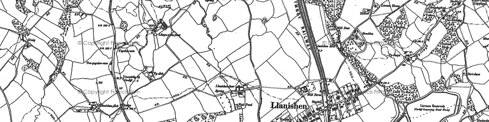 Old map of Thornhill in 1915