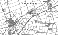 Old Map of Thornholme, 1888