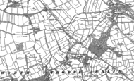 Old Map of Thorpe Audlin, 1860 - 1891