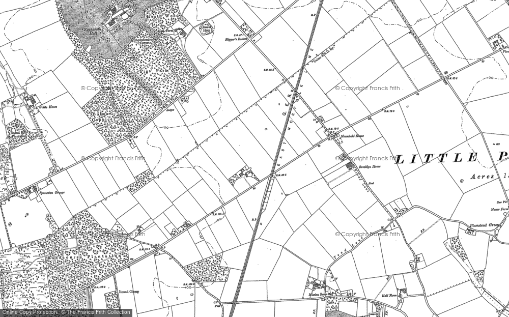 Old Map of Thorpe End, 1881 - 1905 in 1881