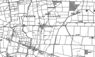 Old Map of Thorpe le Fallows, 1885
