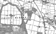 Old Map of Thorpe Market, 1885 - 1905