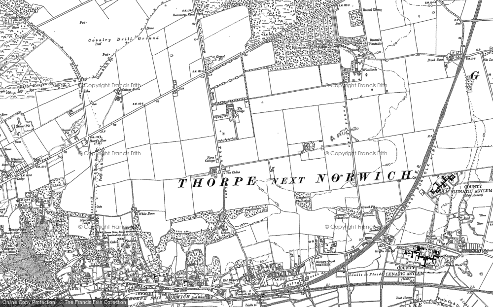 Old Map of Thorpe St Andrew, 1881 - 1883 in 1881