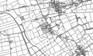 Old Map of Thorpe Tilney, 1887