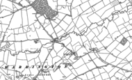 Old Map of Thorpe Underwood, 1884