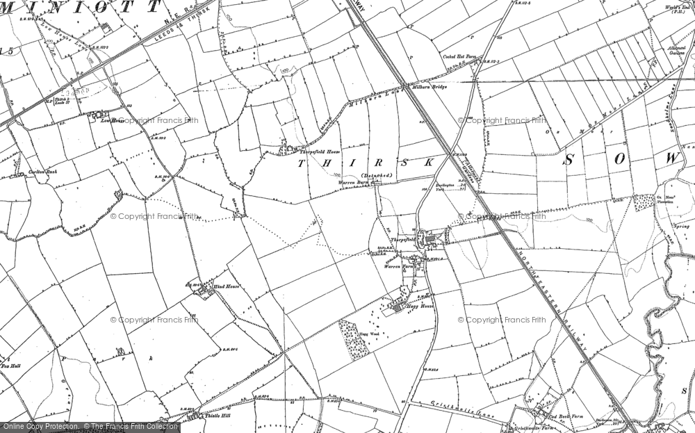 Old Map of Thorpefield, 1890 - 1892 in 1890