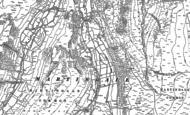 Old Map of Thrang Crag, 1897 - 1913
