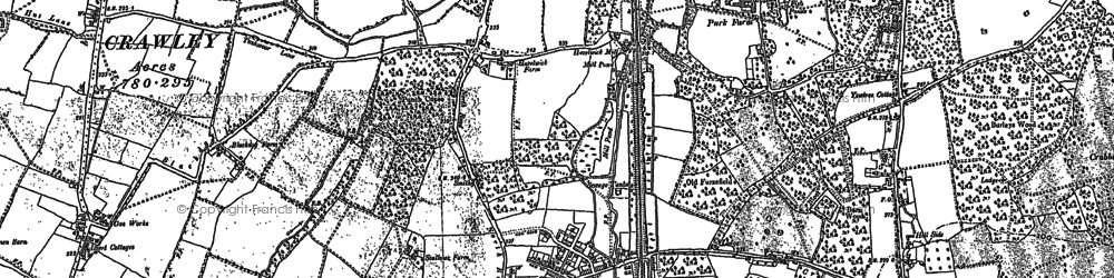 Old map of Northgate in 1909