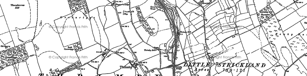 Old map of Thrimby in 1897