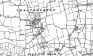 Old Map of Throckmorton, 1884 - 1903
