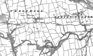 Old Map of Throphill, 1896