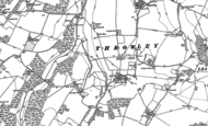 Old Map of Throwley Forstal, 1896