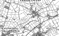 Old Map of Thrussington, 1883 - 1884