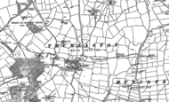 Old Map of Thurlaston, 1885 - 1886