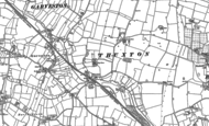 Old Map of Thuxton, 1882 - 1886