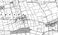 Old Map of Tibthorpe, 1890 - 1891