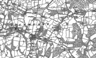 Old Map of Ticehurst, 1908