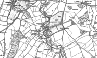 Old Map of Tichborne, 1895