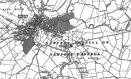 Old Map of Tickford End, 1924