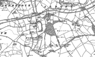 Old Map of Tiddington, 1897 - 1919