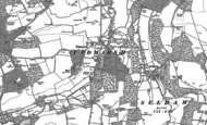 Old Map of Tidmarsh, 1898 - 1910