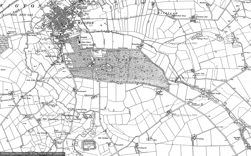 Old Map of Tiffenthwaite, 1899 in 1899