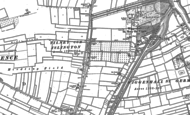Old Map of Tilney cum Islington, 1884 - 1886