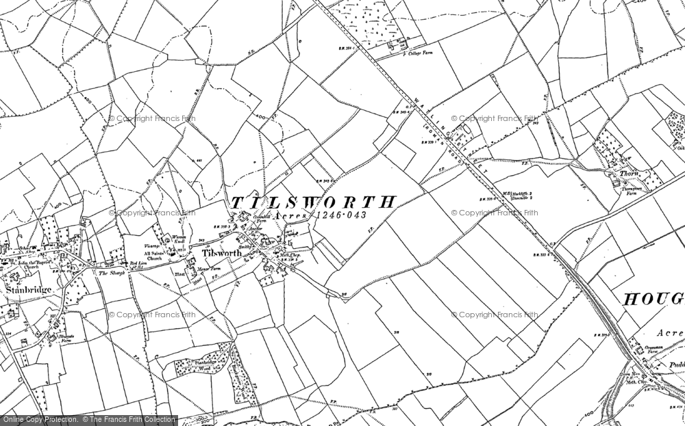 Old Map of Tilsworth, 1881 - 1900 in 1881