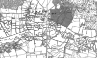 Old Map of Tincleton, 1886 - 1887