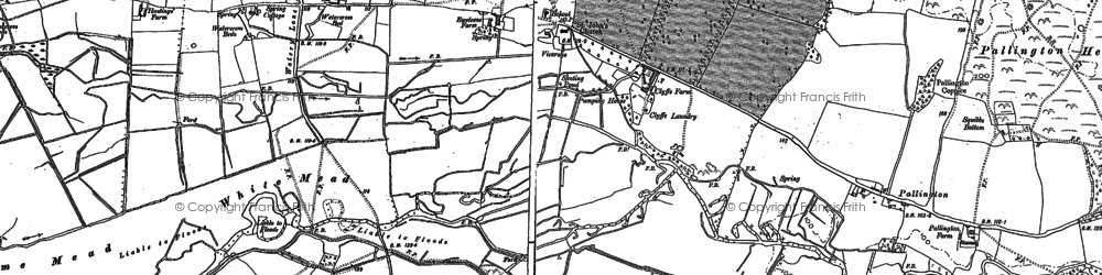 Old map of Tincleton in 1886