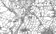 Old Map of Titton, 1883